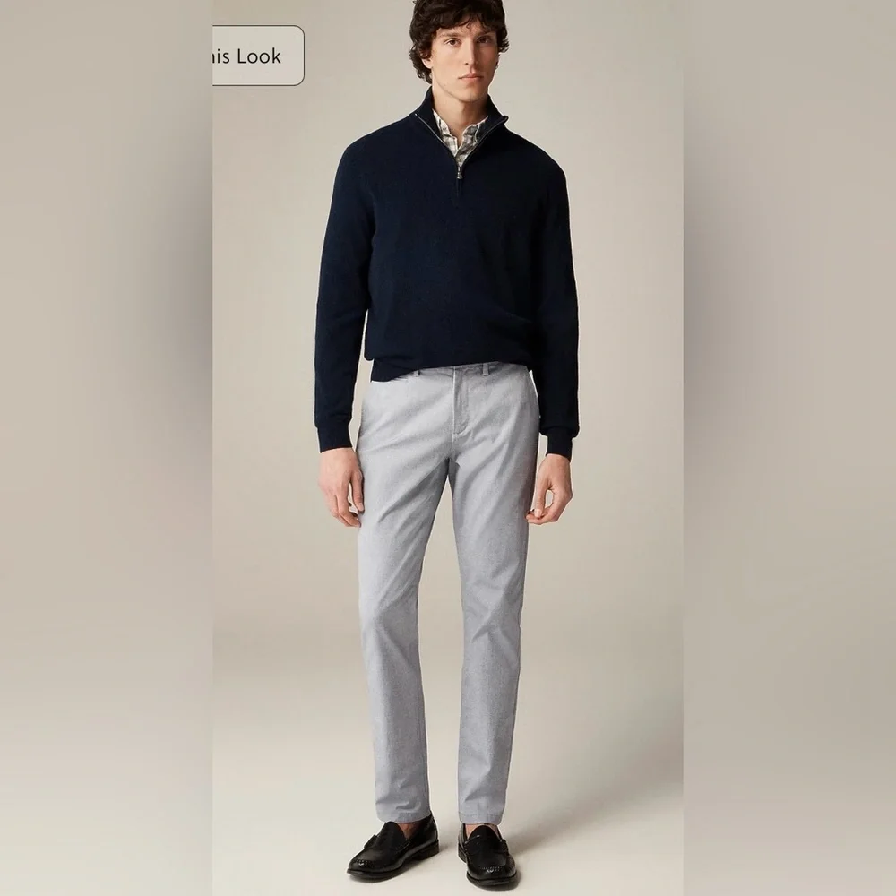 J.Crew 484 Slim-fit tech oxford pant